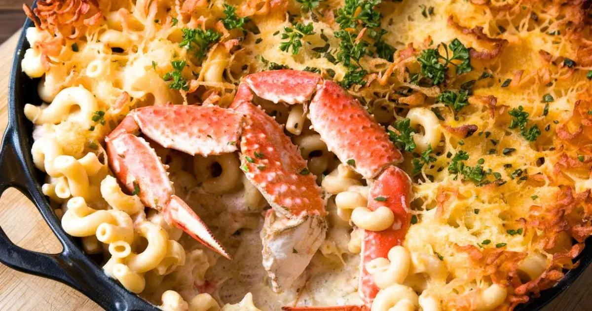 crab macaroni and cheese