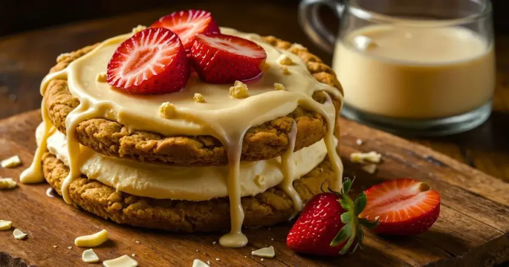strawberry cheesecake cookies