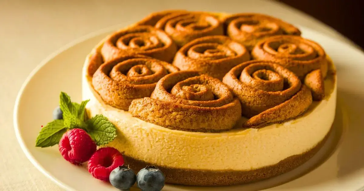 Cinnamon Roll Cheesecake