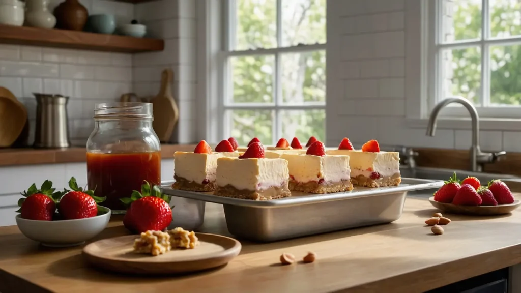 How to Make strawberry cheesecake snickers (Step-by-Step)