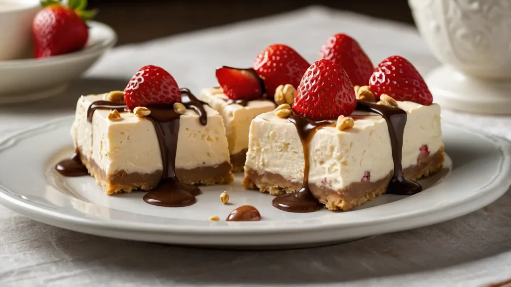 strawberry cheesecake snickers Serving Suggestions